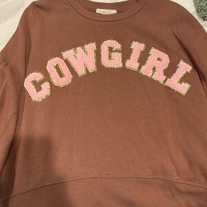 Small “Cowgirl” sweater